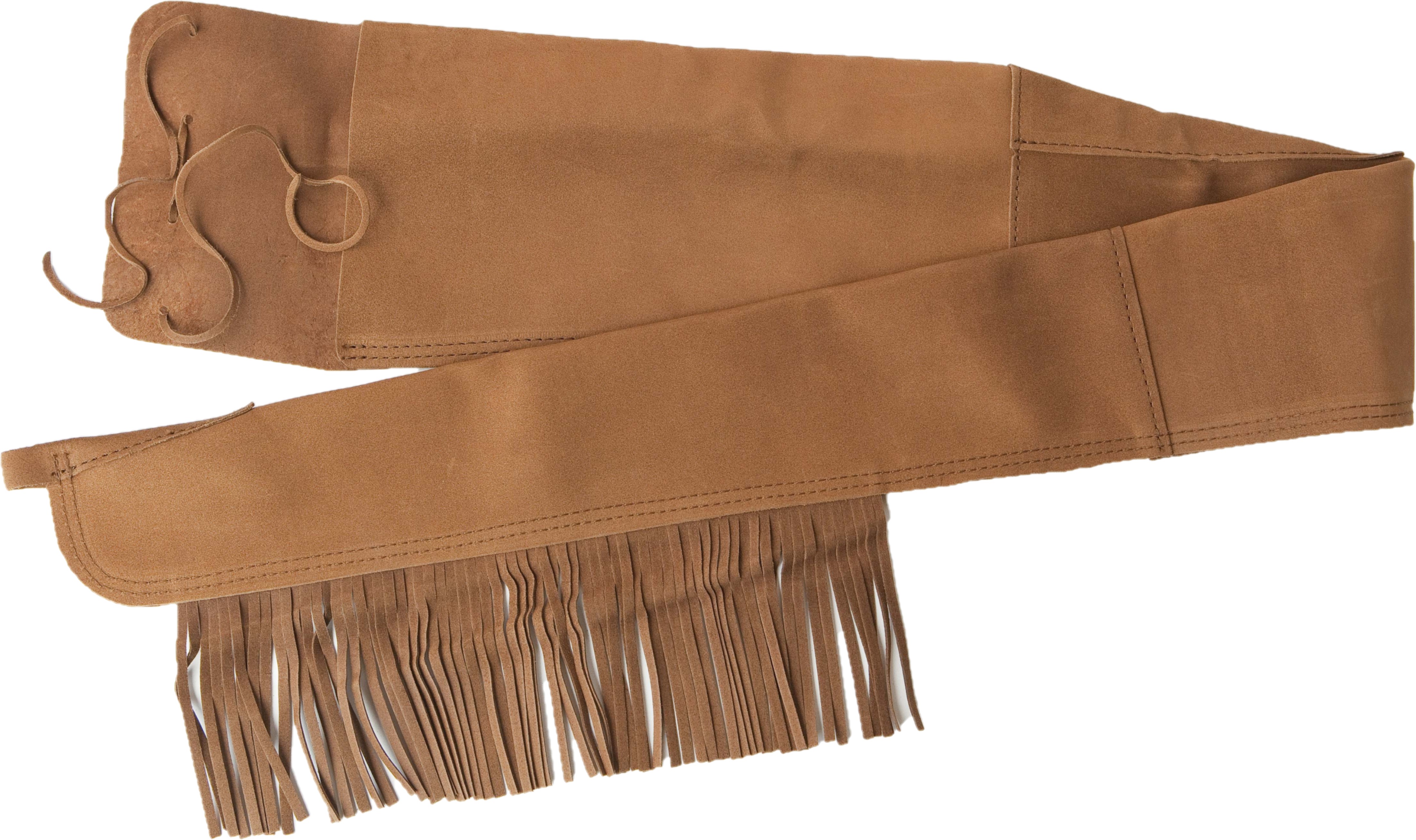 FRINGED RIFLE COVER SUEDE