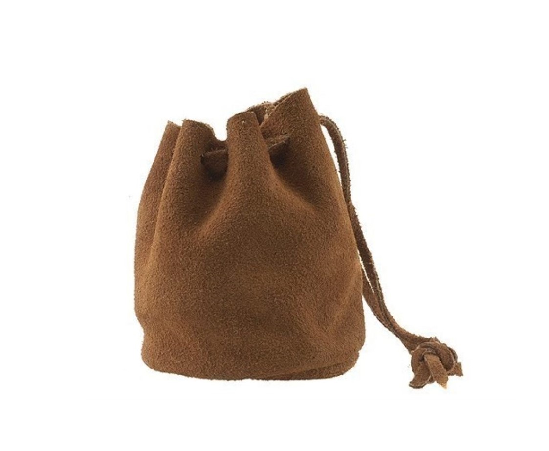 STAND UP BULLET BAG SUEDE